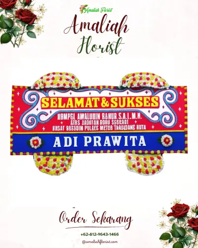Karangan Bunga Ucapan Selamat di Gurun Laweh Nan Xx