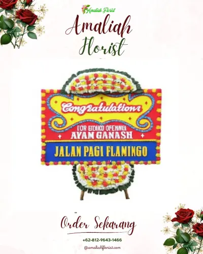 Bunga Papan Congratulation di Gurun Laweh Nan Xx